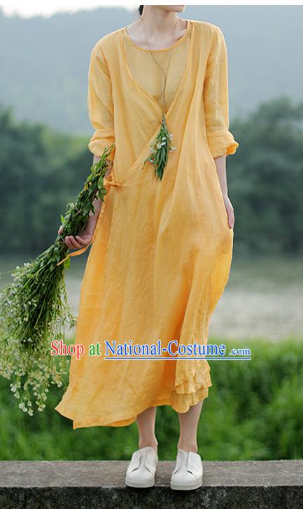 Chinese traditional clothing mandarin clothes folk dress classical costume