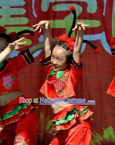 Chinese New Year Dance Costumes for Kids