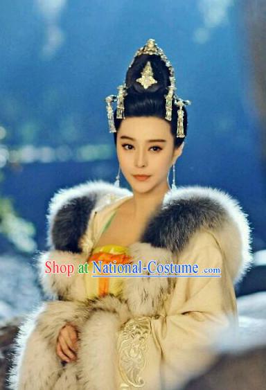 Handmade Chinese Palace Princess Wigs and Hair Accessories