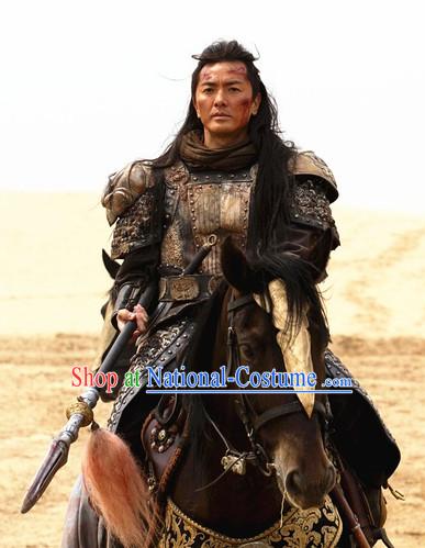 Traditional Chinese Ancient General Warrior Armor Costumes Complete Set