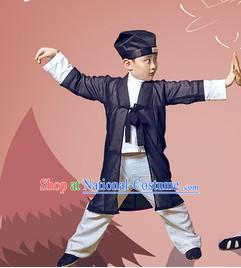 Traditional Chinese Taoist Uniform Complete Set for Kids