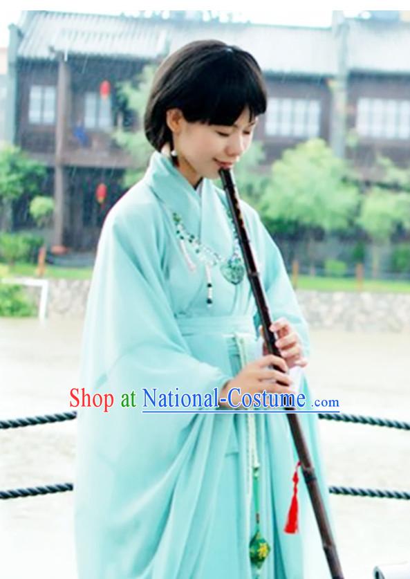 Ancient Chinese Hanfu Clothes Complete Set for Girls