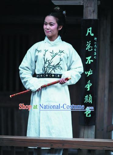 Ancient Asian Swordswoman Costumes Full Set for Women