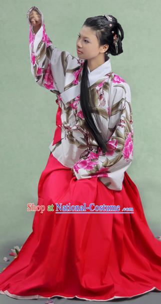 China Ancient Hanfu Cultural Garment Dresses