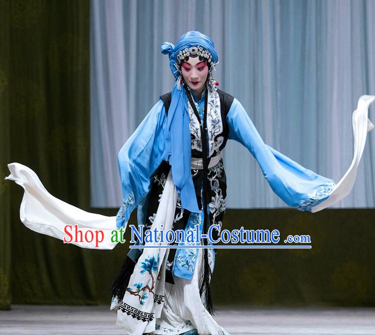 Chinese Traditonal Beijing Opera Qing Yi Costumes for Women