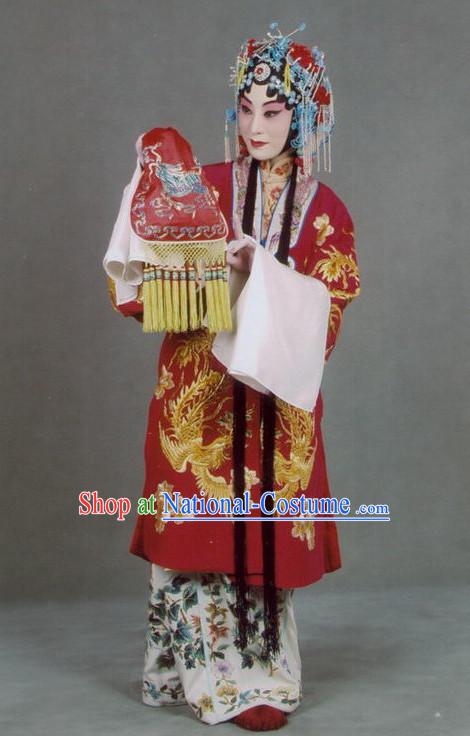 Chinese Traditonal Beijing Opera Brides Wedding Dress