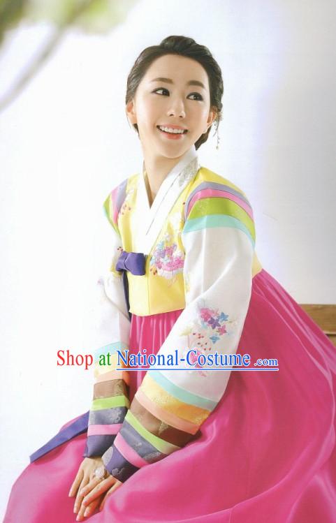 Korean Han Bok Suit Folk Clothing for Women