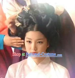 Ancient Korean Palace Beauty Black Wig