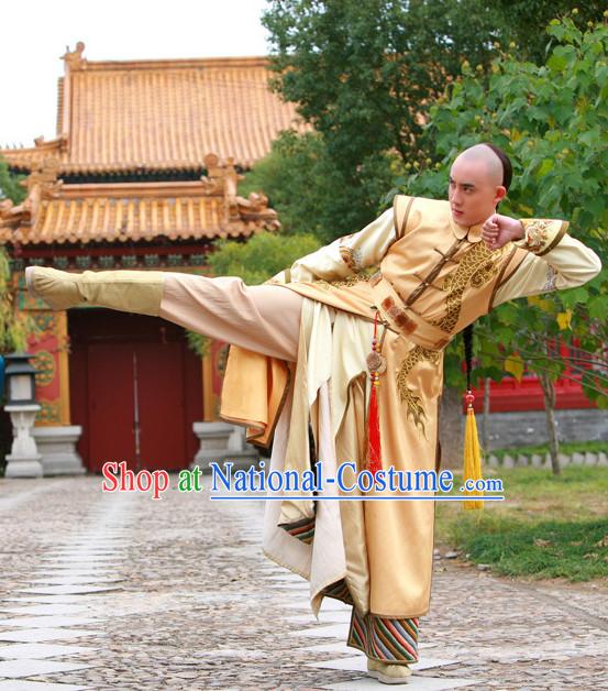 Qing Palace Prince Long Robes Clothing Complete Set