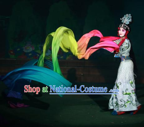 Chinese Opera Costumes and Hair Accessories Complete Set for Ladies