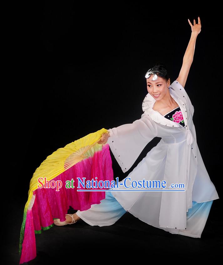 Classical Group Fan Dance Dresses