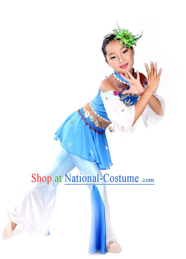 Folk Dance Costumes and Headpieces for Kids.