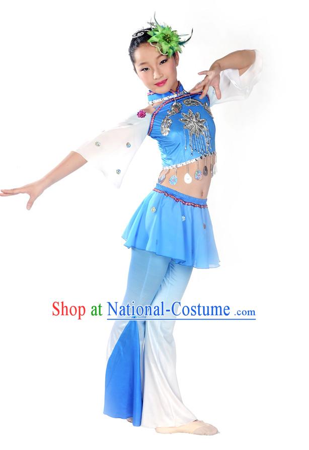 Folk Dance Costumes and Headpieces for Kids