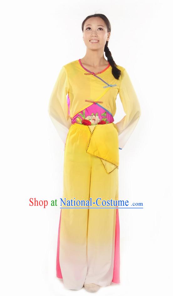 Folk Handkerchief Dance Uniform for Women