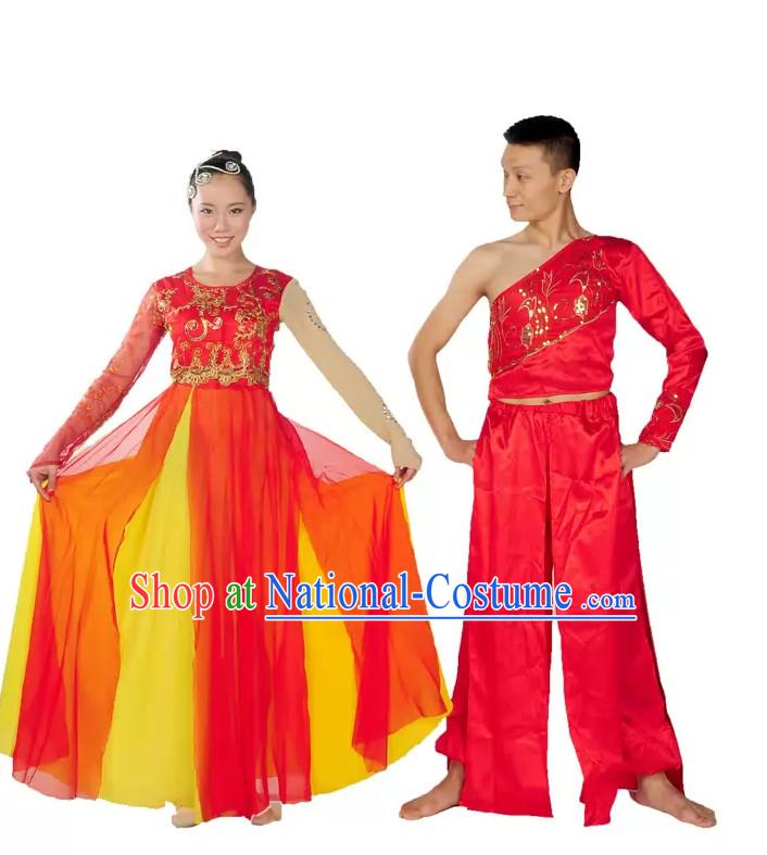 China Folk Dance Wear and Headdpieces for Women