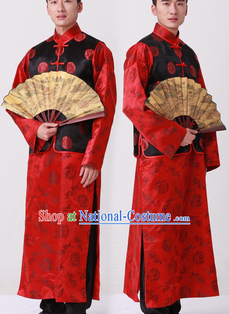 Chinese Classic Bridegroom Wedding Outfits