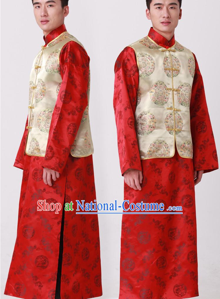 Chinese Classic Bridegroom Wedding Dresses