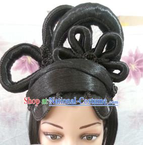 Chinese Halloween Fairy Lady Hair extensions Wigs Fascinators Toupee Long Wigs Hair Pieces