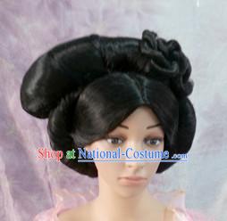 Chinese Tang Dynasty Princess Lady Hair extensions Wigs Fascinators Toupee Long Wigs Hair Pieces