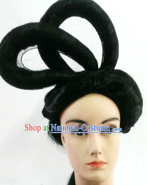 Chinese Classicial Lady Hair extensions Wigs Fascinators Toupee Long Wigs Hair Pieces Halloween Wigs