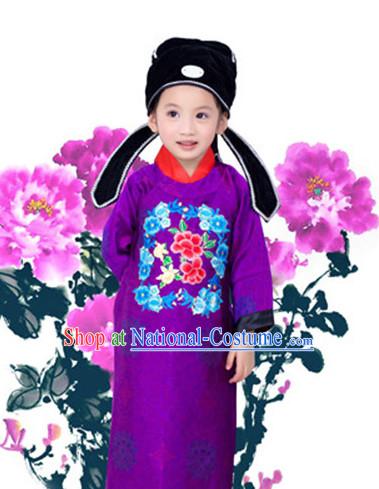 Tang Dynasty Clothing and Hat for Kids