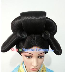 Chinese Classicial Wigs Hair Extensions Lace Front Wig Hair Pieces for Ladies