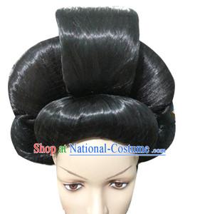 Chinese Classicial Queen Wig Hair Extensions Lace Front Wigs Hair Pieces for Women