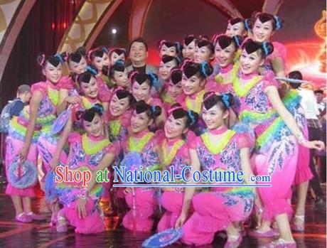 Chinese Teenagers Dance Costumes for Competition