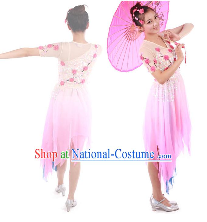 Chinese Teenagers Classic Dance Costumes for Competition