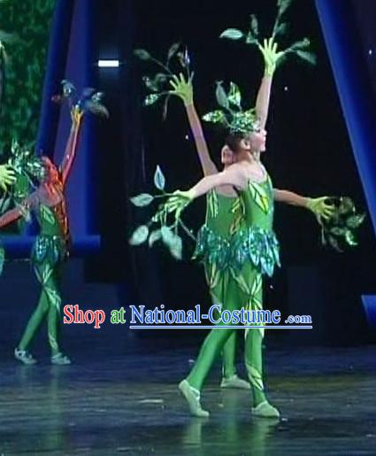 Chinese Kids Dance Costumes for Competition