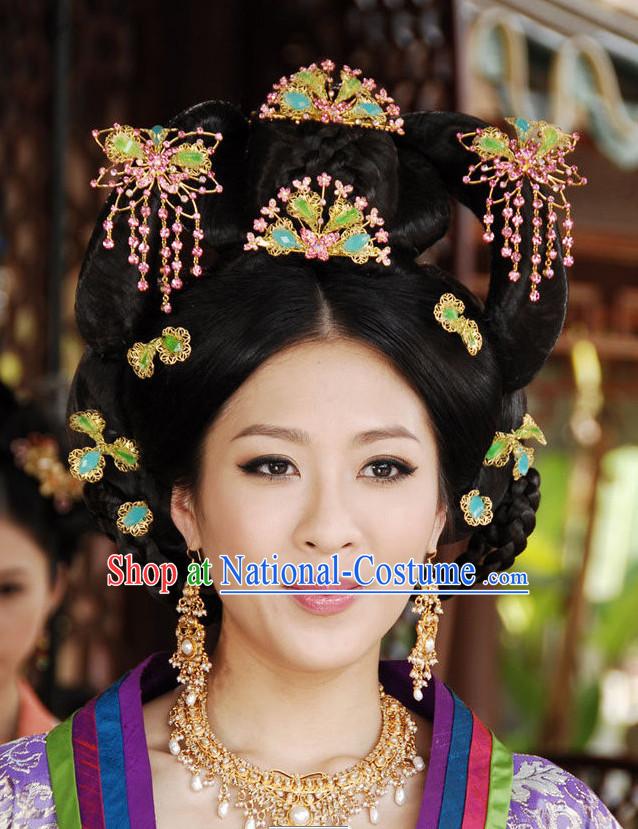 Chinese Handmade Empress Flower Hair Accessories Headband Headbands Fascinators Wedding Hair Clips