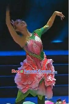 Chinese Flower Dance Costumes Dancewear Discount Dane Supply Clubwear Dance Wear China Wholesale Dance Clothes