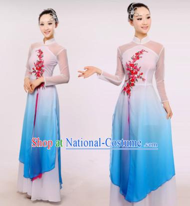 Chinese Fan Dance Costumes Dancewear Discount Dane Supply Clubwear Dance Wear China Wholesale Dance Clothes for Girls