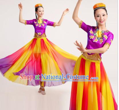 Chinese Folk Dance Costume Dancewear Discount Dane Supply Clubwear Dance Wear China Wholesale Dance Clothes for Women