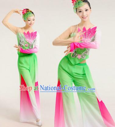 Chinese Folk Dance Costume Dancewear Discount Dane Supply Clubwear Dance Wear China Wholesale Dance Clothes for Girls