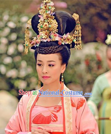 Chinese Handmade Princess Flower Hair Accessories Headband Headbands Fascinators Wedding Hair Clips