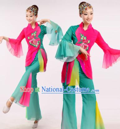 Chinese Dance Costume Dancewear Discount Dane Supply Clubwear Dance Wear China Wholesale Dance Clothes for Girls