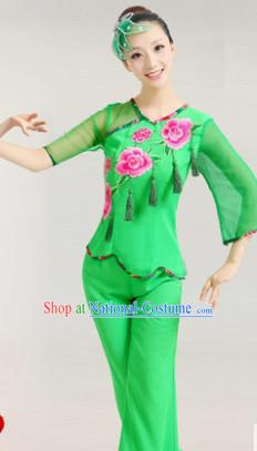 Chinese Dance Costume Dancewear Discount Dane Supply Clubwear Dance Wear China Wholesale Dance Clothes for Girls