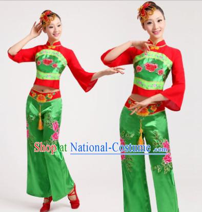 Chinese Dance Costume Dancewear Discount Dane Supply Clubwear Dance Wear China Wholesale Dance Clothes for Girls