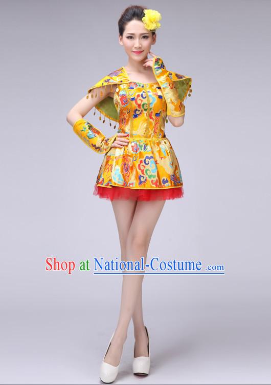 Chinese Drum Dance Costumes Dancewear Discount Dane Supply Clubwear Dance Wear China Wholesale Dance Clothes