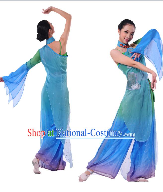 Chinese Folk Classical Dancing Costume Dancewear Discount Dane Supply Dance Wear China Wholesale Dance Clothes