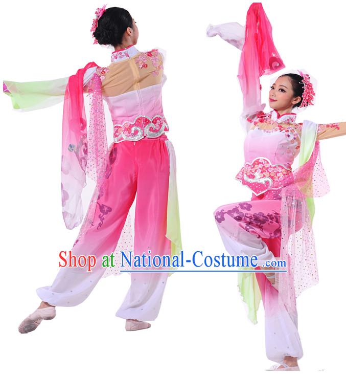 Chinese Women Folk Dance Costumes Dancewear Discount Dane Supply Clubwear Dance Wear China Wholesale Dance Clothes