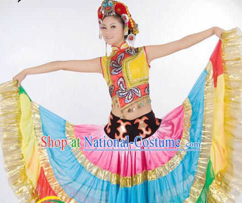 Chinese Folk Dance Costumes Dancewear Discount Dane Supply Clubwear Dance Wear China Wholesale Dance Clothes