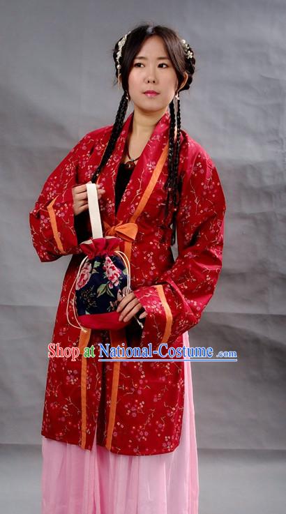 Chinese Girls Hanfu Costume Ancient Costume Traditional Clothing Traditiional Dress Clothing online