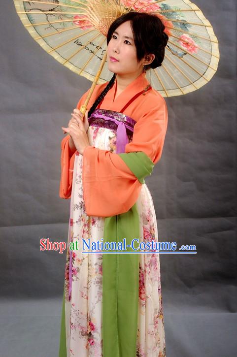 Chinese Girls Hanfu Costume Ancient Costume Traditional Clothing Traditiional Dress Clothing online