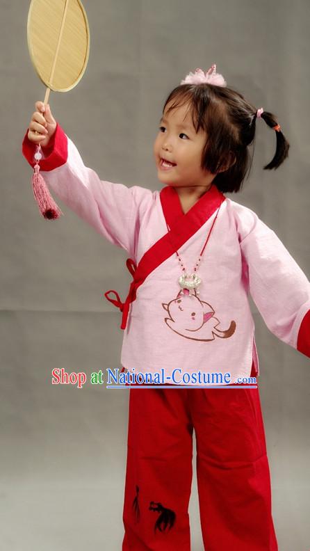 Chinese Little Girs Hanfu Costume Ancient Costume Traditional Clothing Traditiional Dress Clothing online