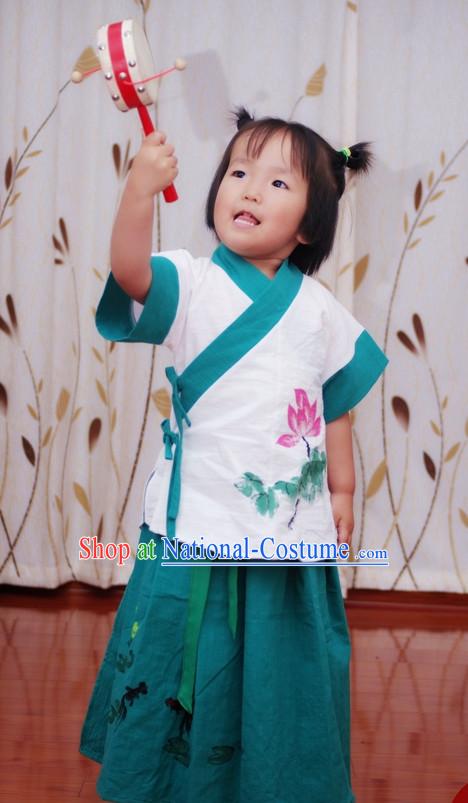 Chinese Little Girs Hanfu Costume Ancient Costume Traditional Clothing Traditiional Dress Clothing online