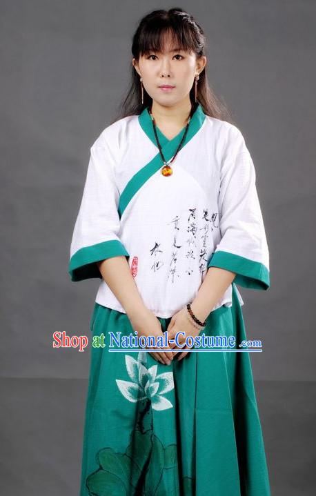 Chinese Lady Hanfu Costume Ancient Costume Traditional Clothing Traditiional Dress Clothing online