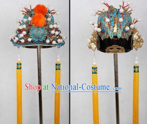 Ancient Chinese Opera Emperor Hat for Men