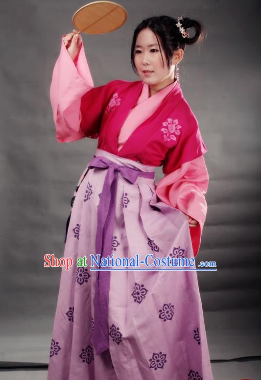 Chinese Female Hanfu Costume Ancient Costume Traditional Clothing Traditiional Dress Clothing online